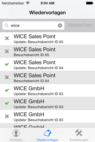 Wice CRM screenshot 2