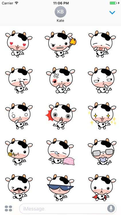 The Cutie Dairy Cow Expression
