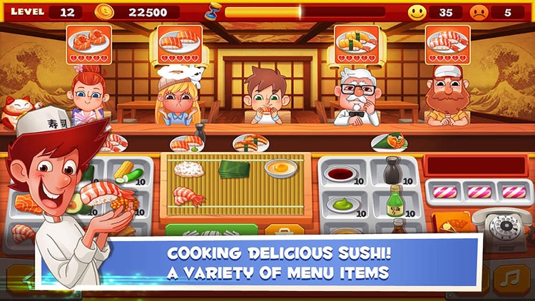 Sushi Restaurant - Be the Chef and Boss