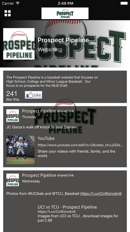 The Prospect Pipeline