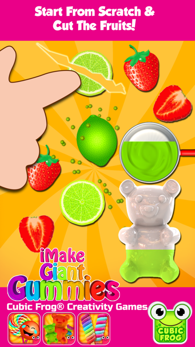 iMake Giant Gummies - Gummy Maker by Cubic Frog Apps Screenshot 4