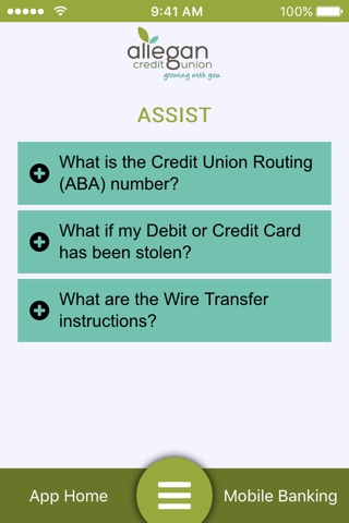 Allegan Credit Union Mobile screenshot 4