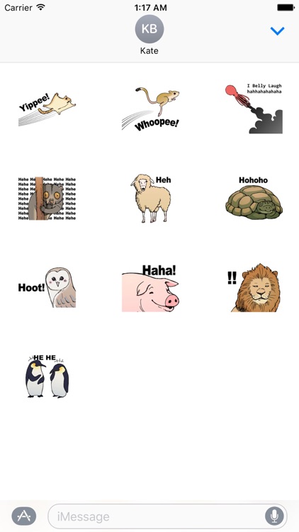 Many Animals Laugh Lol Stickers