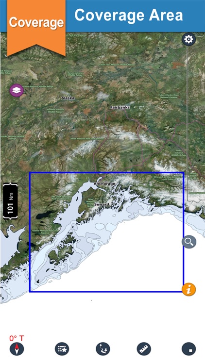ALASKA SOUTH WEST boating Nautical offline charts