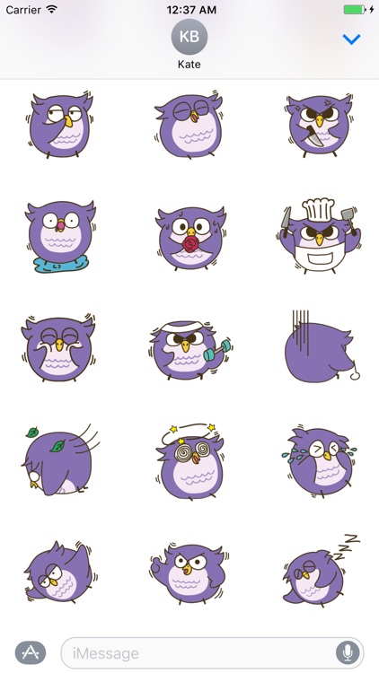 Cute Owl - Fc Sticker