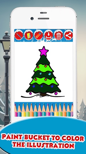 Christmas Tree Coloring book for Toddler & Pre-k(圖3)-速報App