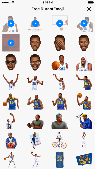 How to cancel & delete DurantEmoji by Kevin Durant from iphone & ipad 1