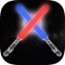 Simulator of lightsabers with sound effects