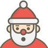 Santa Claus Emoji - Christmas Emoji Stickers New