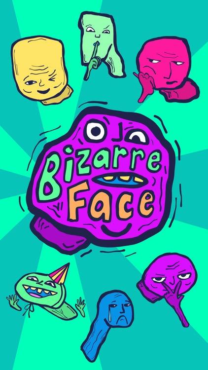 Bizarre Face Stickers