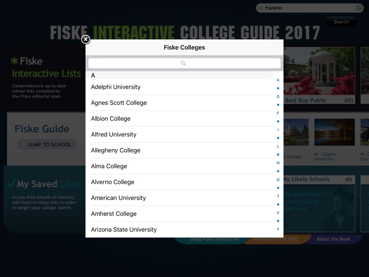 Fiske Interactive College Guide 2017