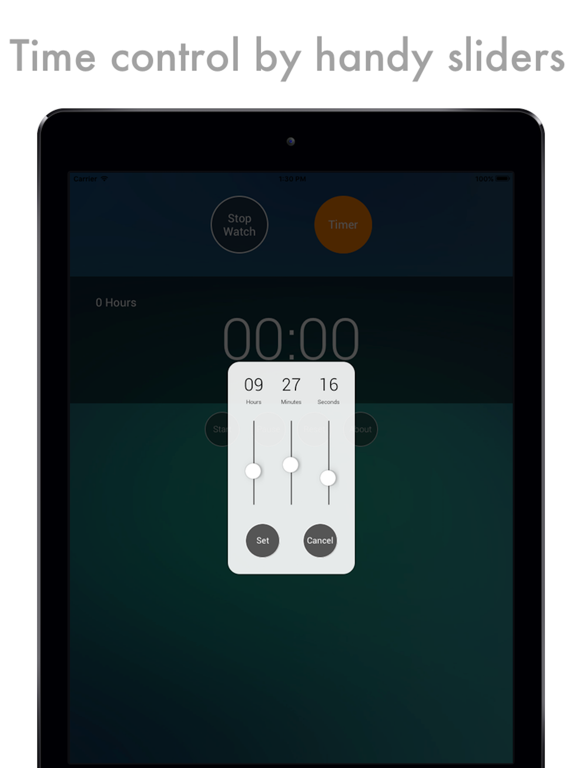 Advanced Chrono: both timer & stopwatch in one app screenshot 2