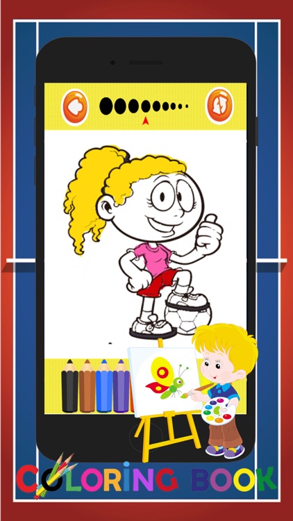 Sport Kids Coloring Pages : Coloring Learning Game