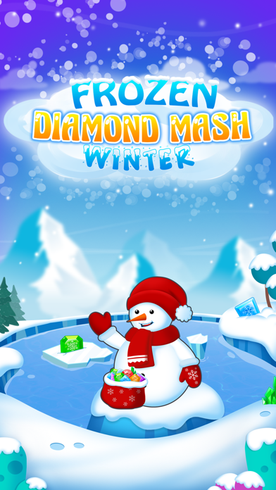 How to cancel & delete Frozen Diamond Mash: Winter Edition - Puzzle Game from iphone & ipad 1