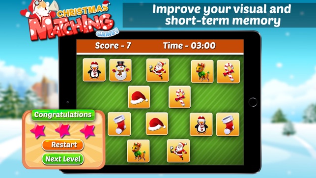 Christmas Matching Games - Santa's Match Puzzle(圖2)-速報App