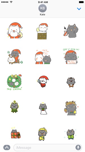 Christmas of Two Cats − NHH Stickers(圖3)-速報App