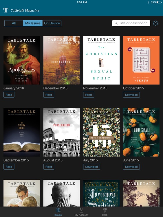 Tabletalk Magazine