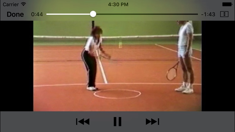 Tennis - Lernprogramm - Definiertes Timing screenshot-4