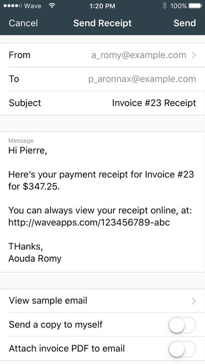 Invoice by Wave screenshot-4