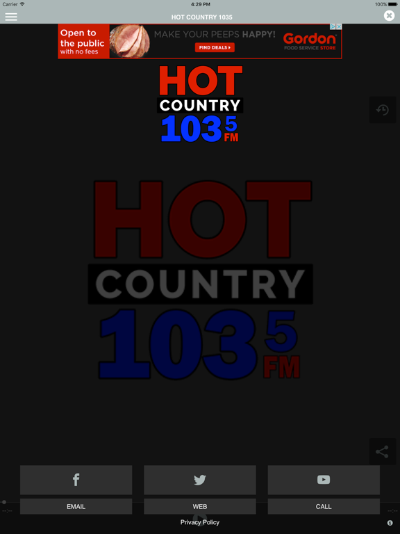 Screenshot #6 pour Hot Country 1035