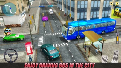 LIBERTY CITY TOURIST COACH BUS - PRO TRANSPORT SIM 1.0 IOS