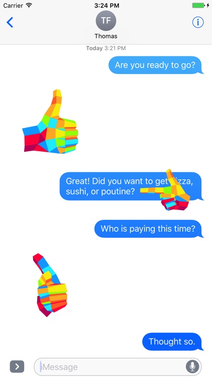 That Hand - Stickers