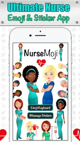 Game screenshot NurseMoji - All Nurse Emojis and Stickers! mod apk