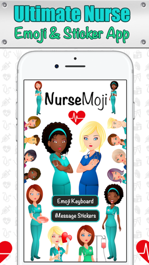 NurseMoji - All Nurse Emojis and Stickers!(圖1)-速報App