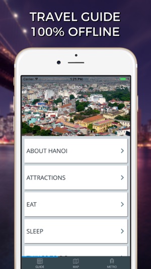 Hanoi Travel Guide with Offline Street Map(圖1)-速報App