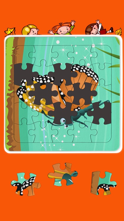 Jigsaw puzzles bug & insect games for toddlers