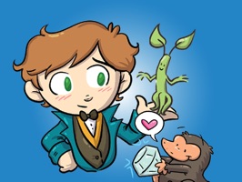 Add a little magic to your No-Maj conversation with Fantastic Beasts stickers