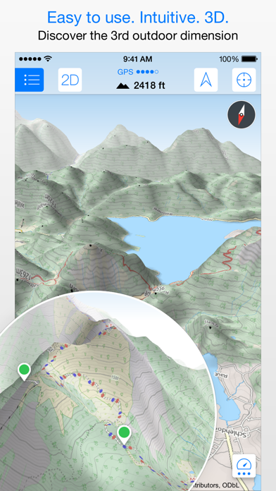 Maps 3D -  Outdoor GPS screenshot1