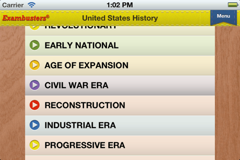 NY Regents US History Prep Flashcards Exambusters screenshot 3