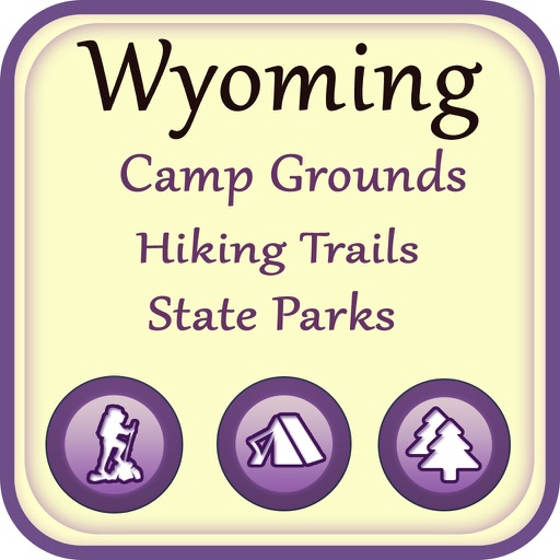 Wyoming Camping & Hiking Trails,State Parks icon