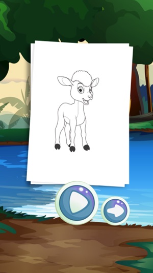 Animal cartoon coloring books for kids(圖3)-速報App