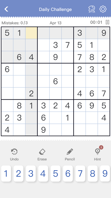 Sudoku - Classic Sudoku screenshot 2