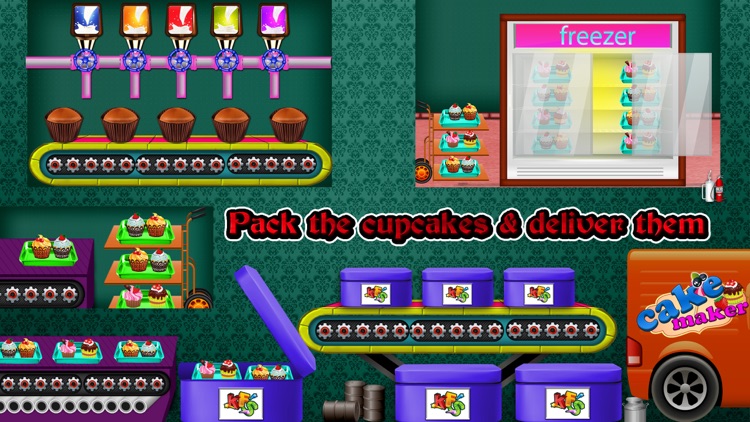 Cup Cake Factory - Bakery Chef Games screenshot-3