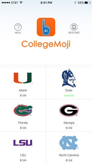 CollegeMoji : College Emojis and Sticker