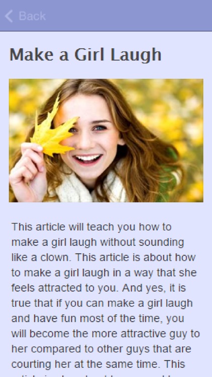 How To Make A Girl Laugh.