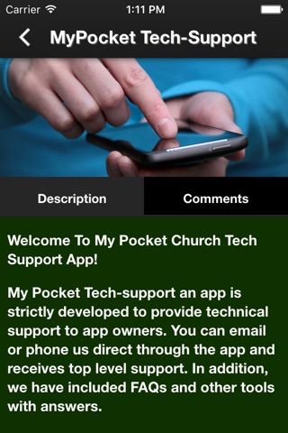 My Pocket Church Tech Support screenshot 3