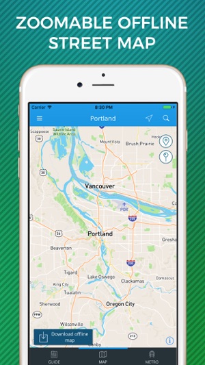 Portland Travel Guide with Offline Street Map(圖3)-速報App