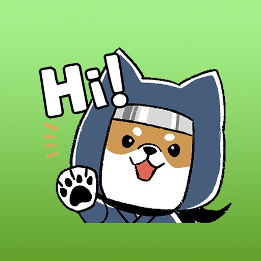 SHIBA Inu Ninja sticker icon