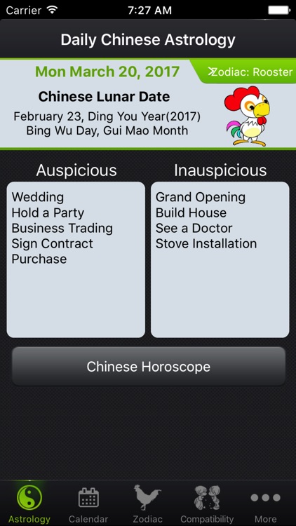 Chinese Astrology Tools