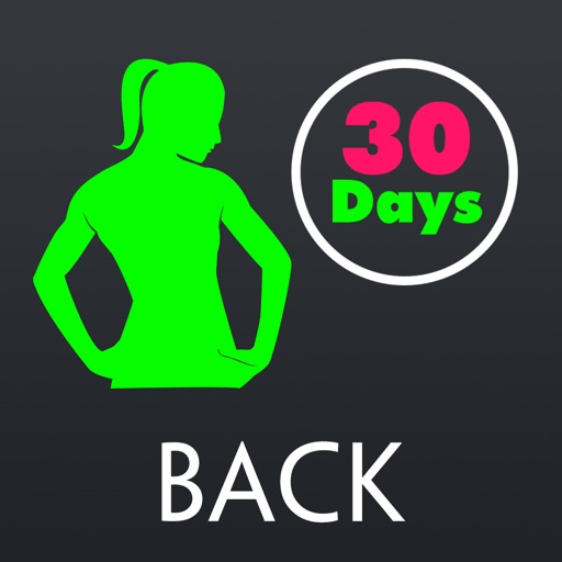 30 Day Back Fitness Challenges ~ Daily Workout Icon