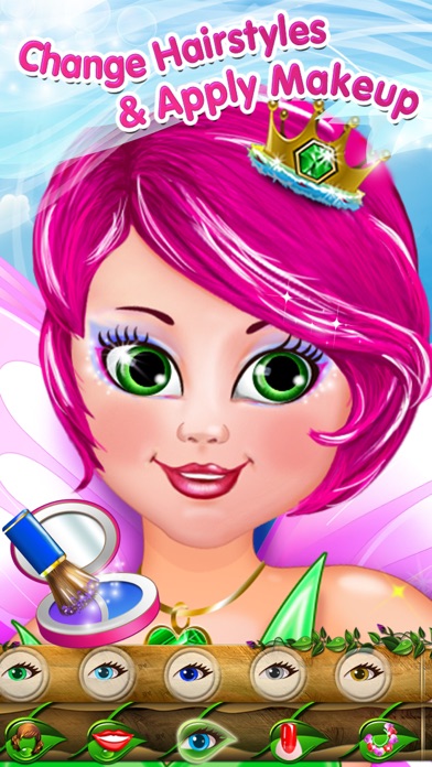Fairy Princess Fashion - Dress Up, Makeup & eCard Maker Game Screenshot 3