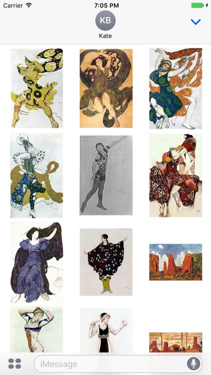 Leon Bakst Artworks Stickers screenshot-3