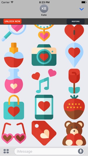 Valentine's Emoji FREE - Love Stickers for Couples(圖5)-速報App