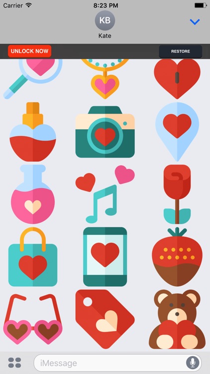 Valentine's Emoji FREE - Love Stickers for Couples screenshot-4