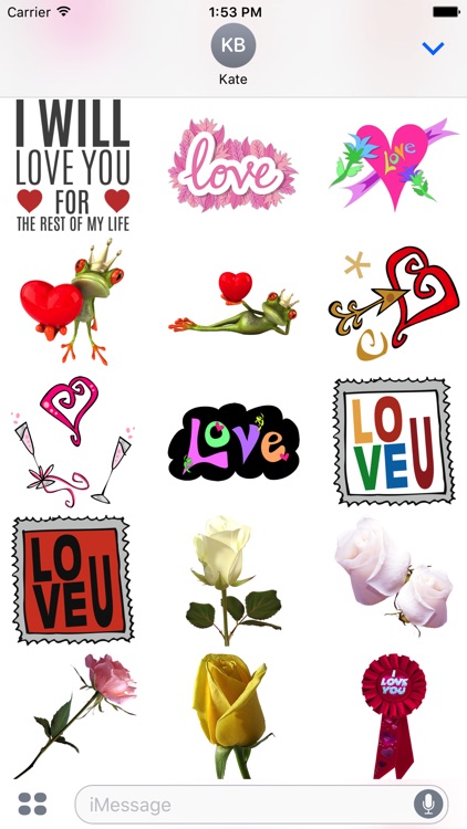 Love Stickers #1 for iMessage screenshot-4