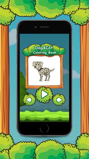 Cute Cat & Dog Animal Coloring Book Drawing Games(圖4)-速報App